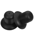 Black plastic umbrella end caps, threaded spiral finial repair kit, universal 24 type patio umbrella top replacement