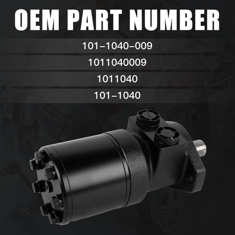 Hydraulic Gerotor Motor Replacement For Eaton CharLynn H Series Compatible With OEM 101-1040-009 1011040009 1011040 101-1040 Built To Last For Heavy Duty Hydraulic Systems