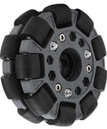 100mm Nylon Rubber Omnidirectional Wheels With Double Row Bearings For RC Cars And Robotics Smooth 360 Degree Maneuverability