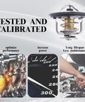 Heavy Duty Engine Thermostat Built Tough To Keep Your Ride Cool And Run Smooth Durable Temp Regulator detailed images showing performance benefits.