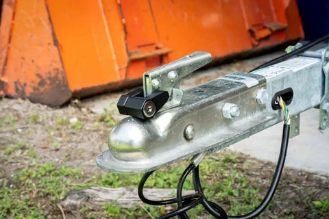 Heavy Duty Trailer Latch Lock With Two Matching Keys Solid Black Anti Theft Hitch Security For Trailers Rv Haulers And Tow Trucks Lock That Rig Down Tonight
