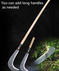 Heavy Duty Machete Billhook Sickle Knife For Yard Work And Tree Cutting with optional long handle attachment