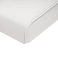 Seat Bottom Cushion For 8WD159RS Swingback Cooler Seat Universal Pontoon Boat Replacement For Yacht, white premium foam core