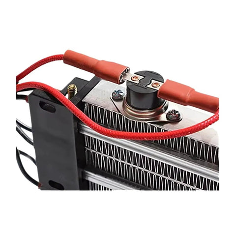 Close-up of Heavy Duty AC 220V Electric Ceramic Square Heating Element 1KW 2KW with red wire connections for air dry heater.