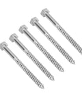 Heavy Duty 304 Stainless Steel Half Thread Hex Lag Screws Self Tapping Wood Screws For Carpentry And Wooden Structures In A2 70 Material