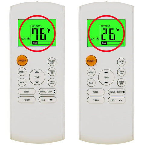 Universal Infrared Remote Control With Wall Mounting Bracket Easy Plug And Play Setup For Ductless Mini Split Air Conditioner Solid Replacement For Custom Home Systems No Hassle Operation Quick Swap Design