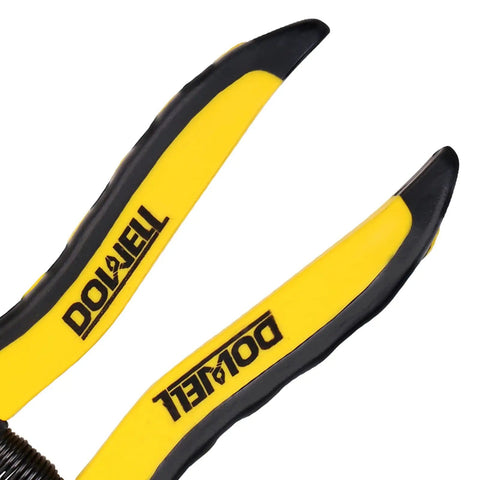 Close-up of handles on Two Piece Wire Stripping Tool Set For 10 To 22 AWG And 22 To 30 AWG Solid And Stranded Wires with precision stripping holes.
