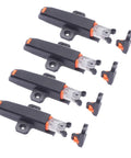 Push To Open Cabinet Latches 4 Pack, Sturdy Double Spring Hardware For Modern Kitchens And Bathrooms, elegant color finish