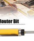 Heavy Duty Four Inch Shank T Shaped Router Bit For Woodworking Milling Cutting Slotting Trimming Carpenter Tool close-up.