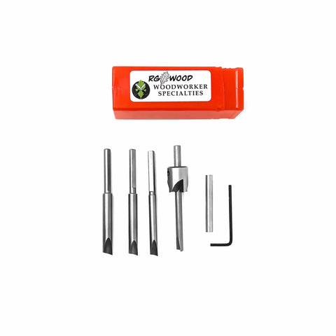 MT2 Pen Turning Mandrel Kit With 7mm Drill Bit And Deluxe Barrel Trimmer, Includes Mandrel Saver Live Center, 4 Bushing Set