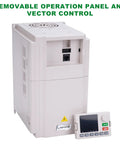 1.5kW VFD Inverter 220V 1 Phase To 3 Phase Converter 7A Output Plug and Play 0 To 400Hz Adjustable Speed Drive with panel
