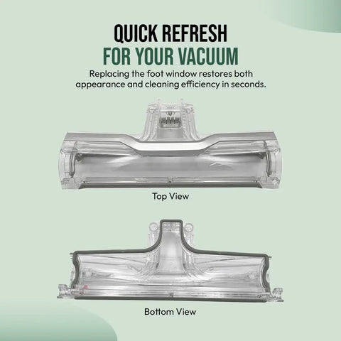Foot Window Replacement For CrossWave Multi Surface Dry Vacuum And Brush Cover OEM 1608698 For 3888A And 1785 Series Not For 2306 Series Compatible With 2211W 1785N 1785V 1785R Easy Install For Quick Fit And Lasting Seal