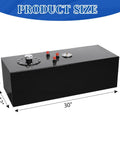 14 To 15 Gallon Aluminum Fuel Cell Tank With 1.75 Inch Filler Neck for universal gas applications, dimensions shown