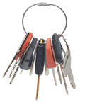 12 Pcs Heavy Equipment Key Set for Construction Pros with ignition keys on wire ring for Cat Caterpillar Komatsu Volvo