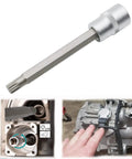 DSG Gearbox Clutch Motor Electromechanical Unlock Tool For Ford Focus DPS6 6DCT250 shown with transmission installation diagram