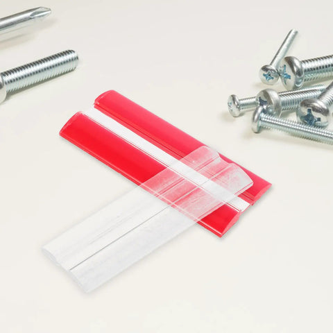 Clear Acrylic Self Adhesive Hinge Set Four Pack Adjustable Folding Hinges For Cabinets And Doors with screws