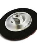 5 Inch Diamond Dry Grinding Wheel Ceramic Bond Cup Edge Polishing Disc For Concrete And Epoxy Floors With M14x50 Thread visible from front angle.