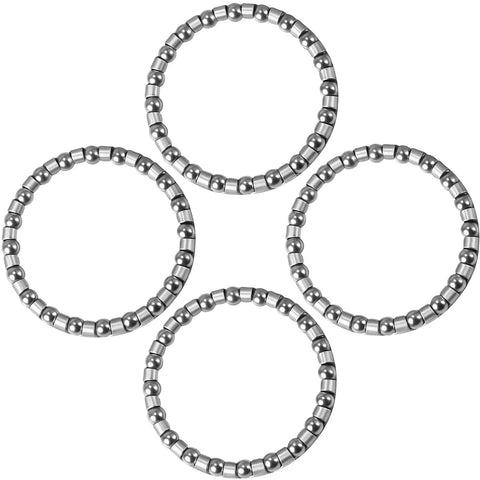 4 Pack Universal Bike Ball Bearings Set For Front Fork And Headset High Strength Steel Durable Replacement For Smooth Cycling