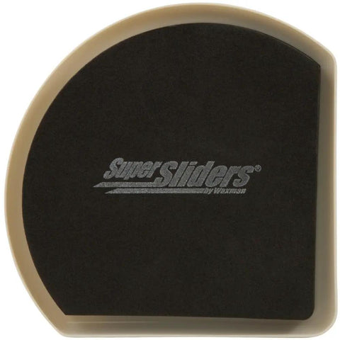 7 Inch Corner Furniture Sliders For Carpet And Hard Floors, Anti Slip Moving Pads, Set Of 4 Beige shown in close-up view