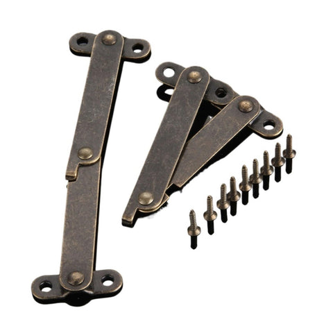Rotating Concealed Cabinet Hinges 61mm Hidden Door Hardware 2 Pack with mounting screws, heavy duty load bearing, smooth pivot