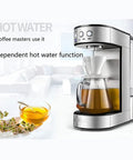 Fully Automatic Bean To Cup Coffee Machine Featuring Adaptive Grinding And Steady Temp Control, 1650W Stainless Steel Espresso And Cappuccino Maker with hot water function.