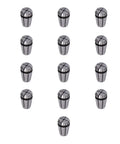 Big Time 13 Piece ER11 Spring Collet Set 1mm To 7mm For Milling Lathe Chuck Kit arranged in a grid format