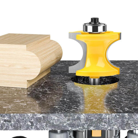 Bullnose Beading Router Bits Set For CNC And Handheld Routers, Five-Piece Carbide Tipped Beading Bit Set With 1/4 Inch Shank