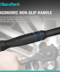 Close-up of Three Piece Drive Ratchet Set With One Quarter Inch Three Eighth Inch And One Half Inch Drives Ninety Tooth Quick Release