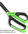 10 Inch Utility Scissors With Durable Stainless Steel Blades For Precise Cutting Of Paper Cardboard Carpet And Crafts