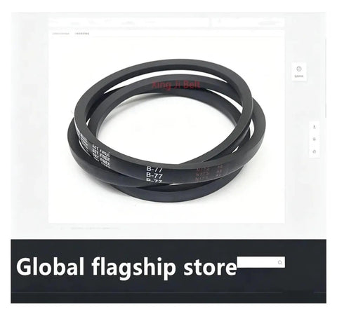 Heavy Duty Classical V Belt For Industrial Drive Systems, Built Tough And Reliable Power Transmission Belt With Premium Japanese Material For Wear-Resistant, Low Deformation, Long-Lasting Performance, B-77 size