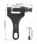 Chain Breaker Tool For 420 To 530 Roller Chains With Separate Pin Design No Fuss Quick Swap Includes 2 Replaceable Cutting Pins
