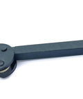Pro Grade Pivot Head Knurling Tool With Diamond Metric Pattern For Lathes, Half Inch Square Shank, Medium Size, Hardened Alloy Steel Knurls