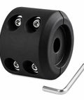 Tough As Nails Rubber Winch Rope Hook Stopper Kit with Super Thick Stainless Steel Hardware in black with hex key.