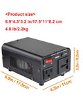 500W Voltage Transformer Power Converter 110V To 220V And 220V To 110V Step Up Down Travel Converter with US Power Cord