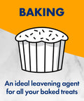 Go To Everyday Baking Soda 16 Oz Pack Of 24 Super Versatile Cleaner ideal for baking and leavening cupcakes shown with text.