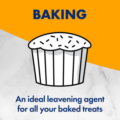Go To Everyday Baking Soda 16 Oz Pack Of 24 Super Versatile Cleaner ideal for baking and leavening cupcakes shown with text.