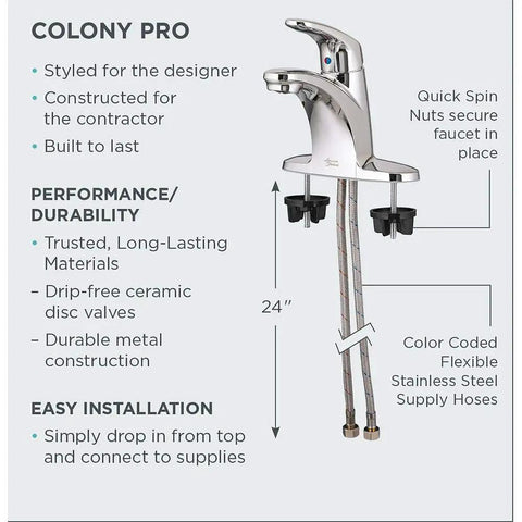 Colony Pro Single Handle Kitchen Faucet With Side Spray And Deck Plate In Polished Chrome Drip Free Ceramic Disc Valve Memory Positioning And Adjustable Hot Temperature Limit For Slick Kitchen Upgrade