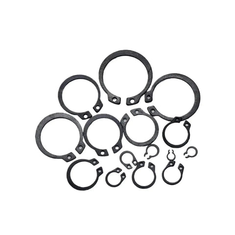 225Pcs Circlips Snap Ring Set With 18 Sizes 6 To 32mm External Retaining Rings Kit displayed on white background