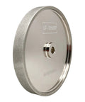 8 Inch CBN Grinding Wheel 180 Grit For Sharpening High Speed Steel And Woodturning Tools Aluminum Body Five Eighth Inch Bore