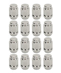 Top Shelf 16 Piece Chrome Lug Nut Kit For E Z Go And Club Car Golf Carts Fits 1/2-20 Size High Resistance Hardware Replacement Parts For Secure Drive And Reliable Performance, 16 chrome lug nuts
