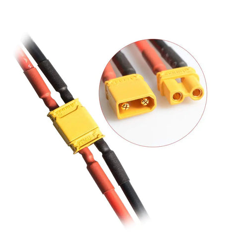 8 Pairs XT30 Male And Female Connectors With 150mm 16AWG Silicone Wire For RC LiPo Batteries FPV Drones Quads And Racing Rigs