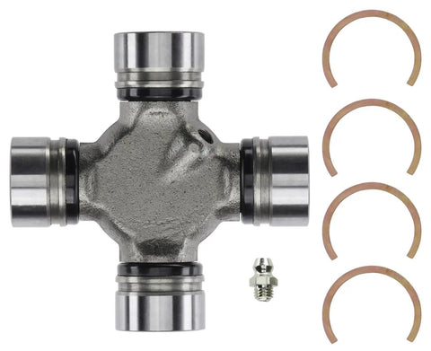45U0108 Universal Joint For Driveshafts Premium Aftermarket U Joint Replacement With Durable Bearings Beefy Heavy Duty Pivot Points Reliable Driveshaft Linkage For Cars And Light Trucks OEM Grade Performance, metal U-joint with snap rings