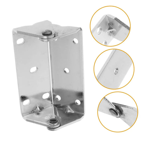 Heavy Duty Steel U Shaped Mounting Braces For Commercial Ovens And Cabinetry showing silver zinc plated steel design.