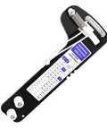 Rigging Tension Gauge For Sailboats And Mast Gear Quick Read Calibration Chart Anodized Aluminum Tension Meter For Marine Outdoor And Industrial Use Easy Readings For Beginners To Pros Essential Maintenance Tool showing gauge and calibration chart