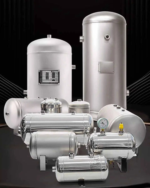 20L High Pressure Air Tank Portable 304 Stainless Steel Mini Air Compressor Vessel With Mounting Kit Tough Rustproof Gas Storage Solution For Tools And Projects Reliable Performance In Compact Size