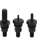 Pro Grade Manual Rivet Nut Tool Kit With Interchangeable Mandrels And Nosepieces, carbon steel black mandrels