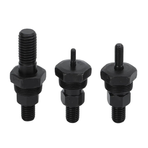 Pro Grade Manual Rivet Nut Tool Kit With Interchangeable Mandrels And Nosepieces, carbon steel black mandrels