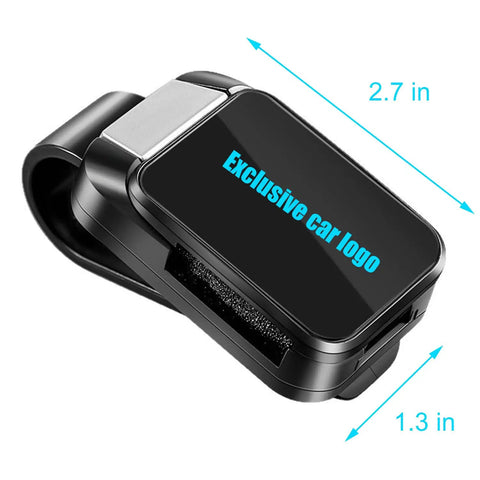 Car Sunglasses Holder Sun Visor Clip For BMW Series Interior Accessories, lightweight durable ABS, exclusive car logo.
