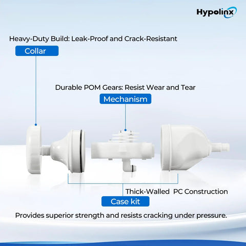 Polaris G52 Backup Valve Kit For 280 180 380 480 Pool Cleaners Durable Case featuring collar and mechanism components