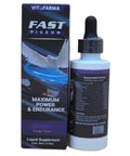 Fast Pigeon Energy Boosting Liquid Supplement with Vitamins and Minerals for Birds 60 ml bottle and packaging